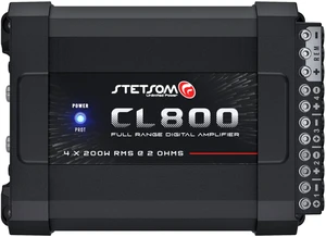 CL 800.4 2 Ohm Car Audio Amplifier 800 Watts RMS, 4 Channel Class D Full Range Amp, Compact Multichannel Stereo Amplifier with RCA & High Level Input, HPF/LPF Crossover, Brazilian Technology CL 800.4 2 Ohm Car Audio Amplifier 800 Watts RMS, 4 Channel Class D Full Range Amp, Compact Multichannel Stereo Amplifier with RCA & High Level Input, HPF/LPF Crossover, Brazilian Technology