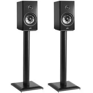 Premium Universal Floor Speaker Stands - Vibration-Absorbing MDF Design Works with Edifier, Polk, & Other Bookshelf Speakers Or Studio Monitors - Includes Sound Iso Pads & Carpet Spikes Premium Universal Floor Speaker Stands - Vibration-Absorbing MDF Design Works with Edifier, Polk, & Other Bookshelf Speakers Or Studio Monitors - Includes Sound Iso Pads & Carpet Spikes