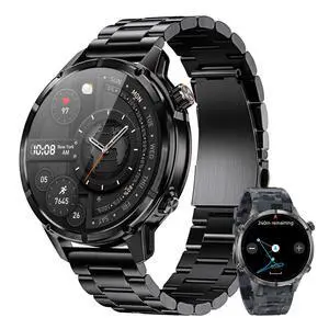 Rugged Smart Watch for Men, Standalone GPS, 1.43" AMOLED, 3 Bands | Altimeter, Compass & Barometer, 5ATM Waterproof, 24H GPS Tracking,15-Day Battery, Bluetooth Calls, For Android & iPhone,Black Rugged Smart Watch for Men, Standalone GPS, 1.43" AMOLED, 3 Bands | Altimeter, Compass & Barometer, 5ATM Waterproof, 24H GPS Tracking,15-Day Battery, Bluetooth Calls, For Android & iPhone,Black