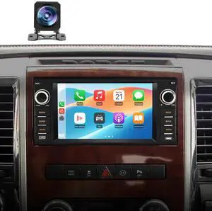 Car Radio Stereo for Dodge RAM 1500 2500 3500 2009-2012 Wireless CarPlay | for Dodge RAM 1500 2500 3500 2009 2010 2011 2012 with Wireless CarPlay/Android Auto/GPS/HD Backup Camera Car Radio Stereo for Dodge RAM 1500 2500 3500 2009-2012 Wireless CarPlay | for Dodge RAM 1500 2500 3500 2009 2010 2011 2012 with Wireless CarPlay/Android Auto/GPS/HD Backup Camera