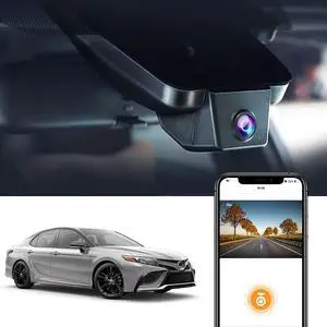 4K Dash Cam Suitable for Toyota Camry 2021 2022 2023 2024 LE L XLE TRD XSE SE Hybrid (Gen8/XV70), OEM Look, 2160P UHD Video, WiFi & APP, Loop Recording, G-Sensor, Easy to Use, 64GB Card 4K Dash Cam Suitable for Toyota Camry 2021 2022 2023 2024 LE L XLE TRD XSE SE Hybrid (Gen8/XV70), OEM Look, 2160P UHD Video, WiFi & APP, Loop Recording, G-Sensor, Easy to Use, 64GB Card