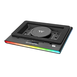 Massive EXTREME Notebook Cooler; Laptop up to 18in; 800~3500 RPM; 48.5 CFM; 120mm Cross Flow Fan; Ambient Temp Sensor; PWM Scroll Wheel; 2 Stage Height & Angle Adjustment; CL-N023-PL12SW-B Massive EXTREME Notebook Cooler; Laptop up to 18in; 800~3500 RPM; 48.5 CFM; 120mm Cross Flow Fan; Ambient Temp Sensor; PWM Scroll Wheel; 2 Stage Height & Angle Adjustment; CL-N023-PL12SW-B