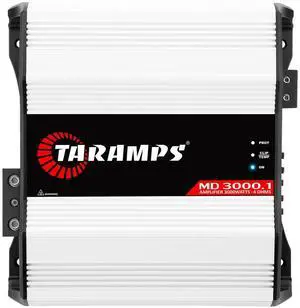 Taramps MD 3000.1 Amplifier 4 Ohms 3000 Watts RMS 1 Channel Full Range, Car Audio Monoblock, LED Monitor Indicator, Class D Great for Subwoofer, MD 3k Taramps MD 3000.1 Amplifier 4 Ohms 3000 Watts RMS 1 Channel Full Range, Car Audio Monoblock, LED Monitor Indicator, Class D Great for Subwoofer, MD 3k
