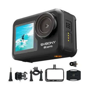 ACT20 (2nd) 4K/60FPS Waterproof Underwater Camera 40FT Without Case | 6-Axis + AI Stabilization, Dual IPS Screen with Voice Control, 2 Battery for Snorkeling, Skiing ACT20 (2nd) 4K/60FPS Waterproof Underwater Camera 40FT Without Case | 6-Axis + AI Stabilization, Dual IPS Screen with Voice Control, 2 Battery for Snorkeling, Skiing