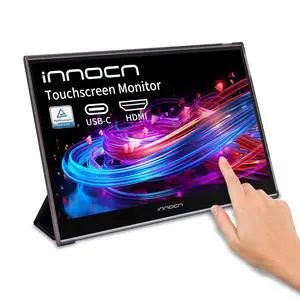 15.6 inch Portable Monitor Touchscreen for Laptop FHD 1080P USB C HDMI External Display Travel Second Monitor for MacBook Windows Tablets Android Chrome PS4 Switch Mini PC, No Battery 15.6 inch Portable Monitor Touchscreen for Laptop FHD 1080P USB C HDMI External Display Travel Second Monitor for MacBook Windows Tablets Android Chrome PS4 Switch Mini PC, No Battery