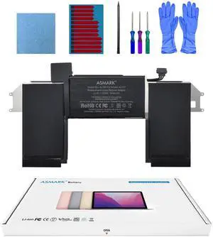 Battery Replacement for MacBook Air A2337(2020 M1) 13-inch A2389 Battery | 11.4V 4800mAh 55Wh, EMC 3598, up to 1000 cycles, tool kit, installation guide Battery Replacement for MacBook Air A2337(2020 M1) 13-inch A2389 Battery | 11.4V 4800mAh 55Wh, EMC 3598, up to 1000 cycles, tool kit, installation guide