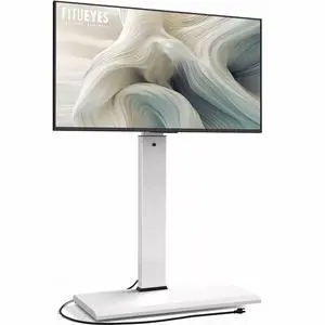 Floor Swivel TV Stand with Power Outlet for 32-65 Inch TVs, Floor TV Stand with Mount Height Adjustable with Iron Base, Hold Up to 88lbs, Space Saving for Bedroom, Living Room Floor Swivel TV Stand with Power Outlet for 32-65 Inch TVs, Floor TV Stand with Mount Height Adjustable with Iron Base, Hold Up to 88lbs, Space Saving for Bedroom, Living Room