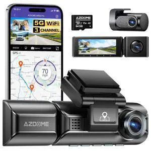 M550 Pro 3CH Dash Cam 4K - 5G WiFi, 3.19" Screen IR Night Vision - 24H Parking Mode - 3-Channel Dash Cam - Wide-Angle Coverage - Collision Detection - Built-in GPS - Adjustable Camera Lens M550 Pro 3CH Dash Cam 4K - 5G WiFi, 3.19" Screen IR Night Vision - 24H Parking Mode - 3-Channel Dash Cam - Wide-Angle Coverage - Collision Detection - Built-in GPS - Adjustable Camera Lens