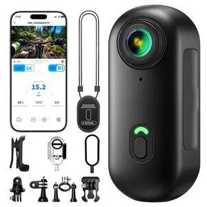 4K Mini Body Camera Wearable Action Body Cam,Sports Action Camera Thumb Size Hands-Free Recording Body Worn Camera, Premium Portable Camcorder Mount Anywhere for Work,Travel,Fishing (Black, 128, GB) 4K Mini Body Camera Wearable Action Body Cam,Sports Action Camera Thumb Size Hands-Free Recording Body Worn Camera, Premium Portable Camcorder Mount Anywhere for Work,Travel,Fishing (Black, 128, GB)