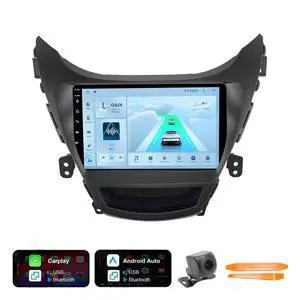 Car Stereo Compatible with Hyundai Elantra 2012-2013 9inch Radio | Wireless CarPlay,Android Auto,GPS NAV,Touchscreen,Plug-and-Play,Bluetooth,Backup Camera,WiFi,SWC,DSP,IPS,Android 13,2+32G Car Stereo Compatible with Hyundai Elantra 2012-2013 9inch Radio | Wireless CarPlay,Android Auto,GPS NAV,Touchscreen,Plug-and-Play,Bluetooth,Backup Camera,WiFi,SWC,DSP,IPS,Android 13,2+32G
