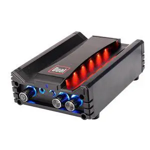 DBTMA100 Micro 2-Channel Class-D Bluetooth Amplifier | 100W peak power, up to 100ft Bluetooth range, 3.5mm AUX input, stereo RCA outputs, compact black design, for home audio DBTMA100 Micro 2-Channel Class-D Bluetooth Amplifier | 100W peak power, up to 100ft Bluetooth range, 3.5mm AUX input, stereo RCA outputs, compact black design, for home audio