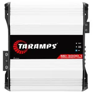 Taramps MD 3000.1 2-Ohm Car Amplifier, 3000W RMS Full Range Digital Monoblock Class D MOSFET, Crossover, Bass Boost, LED Indicator Taramps MD 3000.1 2-Ohm Car Amplifier, 3000W RMS Full Range Digital Monoblock Class D MOSFET, Crossover, Bass Boost, LED Indicator