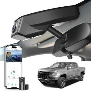 Front 4K & Rear 1080p Dash Cam for Chevy Colorado 2015-2022 | Model A, Select Base WT LT Z71 ZR2, Integrated OEM Look, UHD 2160P Video, WiFi and App, GPS, 128GB Card Front 4K & Rear 1080p Dash Cam for Chevy Colorado 2015-2022 | Model A, Select Base WT LT Z71 ZR2, Integrated OEM Look, UHD 2160P Video, WiFi and App, GPS, 128GB Card