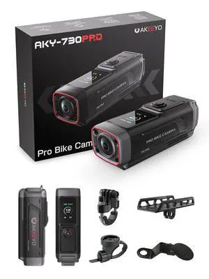 AKY-730Pro 4K Motorcycle/Bike Dash Cam,60FPS Action Camera with EIS Stabilization,1.14" Touchscreen, Built-in GPS, IP66 Waterproof, Up to 6 Hours of Battery Life,Loop Recording,Parking Monitor AKY-730Pro 4K Motorcycle/Bike Dash Cam,60FPS Action Camera with EIS Stabilization,1.14" Touchscreen, Built-in GPS, IP66 Waterproof, Up to 6 Hours of Battery Life,Loop Recording,Parking Monitor