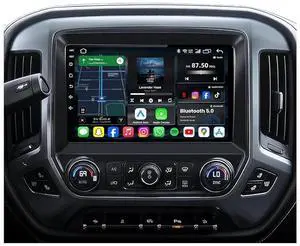 8Core 32 ROM Android 15 Car Stereo Radio for Chevy Silverado & GMC Sierra 2014-2018: 10.2" HD QLED Touchscreen Wireless CarPlay & Android Auto, 5G WiFi, GPS Navigation, Bluetooth FM/SWC, Backup Camera 8Core 32 ROM Android 15 Car Stereo Radio for Chevy Silverado & GMC Sierra 2014-2018: 10.2" HD QLED Touchscreen Wireless CarPlay & Android Auto, 5G WiFi, GPS Navigation, Bluetooth FM/SWC, Backup Camera