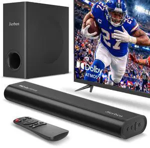 2.1 Dolby Atmos Soundbar with Subwoofer for Smart TV, Dolby Atmos Sound Bar for TV, Surround Sound System for TV, 150W TV Speakers for Smart TV, Bluetooth eARC/Opt/AUX 2.1 Dolby Atmos Soundbar with Subwoofer for Smart TV, Dolby Atmos Sound Bar for TV, Surround Sound System for TV, 150W TV Speakers for Smart TV, Bluetooth eARC/Opt/AUX