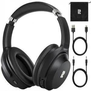 Active Noise Cancelling Headphones, Wireless Over-Ear Bluetooth Headphones ANC, Hi-Res Audio, 60H Playtime, Deep Bass, 3.5MM Cable, Memory Foam Ear Cups for Work/Travel/Home/Office | cVc 8.0 Noise Can Active Noise Cancelling Headphones, Wireless Over-Ear Bluetooth Headphones ANC, Hi-Res Audio, 60H Playtime, Deep Bass, 3.5MM Cable, Memory Foam Ear Cups for Work/Travel/Home/Office | cVc 8.0 Noise Can