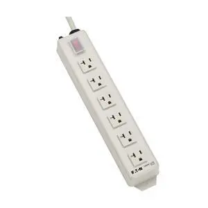 Eaton Series Heavy Duty 20 Amp Power Strip, 6 Outlet, Metal, Under Desk & Wall Mount Option, 6ft Extension Cord, On/Off Switch Cover, Industrial Garage Shop Work Bench (TLM615NC20) Eaton Series Heavy Duty 20 Amp Power Strip, 6 Outlet, Metal, Under Desk & Wall Mount Option, 6ft Extension Cord, On/Off Switch Cover, Industrial Garage Shop Work Bench (TLM615NC20)