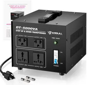 Voltage Converter 5000 Watt Voltage Transformer(110V to 230V,230V to 110V) | Heavy Duty Transformer,Circuit Breaker Protection,(110V to 230V,230V to 110V)for Global Household Appliances Voltage Converter 5000 Watt Voltage Transformer(110V to 230V,230V to 110V) | Heavy Duty Transformer,Circuit Breaker Protection,(110V to 230V,230V to 110V)for Global Household Appliances