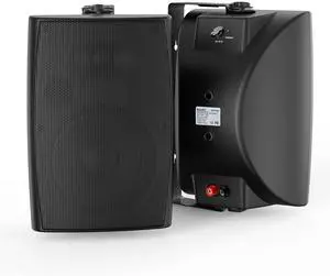 5.25 Inches 300 Watts Outdoor Bluetooth Speakers, Bluetooth 5.3,TWS Stereo Paring,Wall Mount Speaker System Waterproof Suitable for Patio Home Poolside Deck Backyard (Pair, Black) 5.25 Inches 300 Watts Outdoor Bluetooth Speakers, Bluetooth 5.3,TWS Stereo Paring,Wall Mount Speaker System Waterproof Suitable for Patio Home Poolside Deck Backyard (Pair, Black)