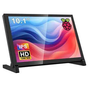 10.1" IPS LCD Capacitive Touchscreen Monitor HDMI Display 1280x800 for Raspberry Pi 5/4/3B+ Xbox PS4 Windows 7/8/10 10.1" IPS LCD Capacitive Touchscreen Monitor HDMI Display 1280x800 for Raspberry Pi 5/4/3B+ Xbox PS4 Windows 7/8/10