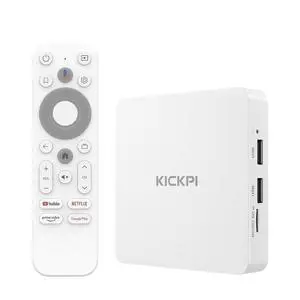 KP1 Android TV Box 14.0 Google Certified 4K Streaming Device with Voice Search 2GB RAM 16GB ROM, Dolby Audio, Bluetooth 5.0 Chromecast Built-in, Smart Home Control (White) KP1 Android TV Box 14.0 Google Certified 4K Streaming Device with Voice Search 2GB RAM 16GB ROM, Dolby Audio, Bluetooth 5.0 Chromecast Built-in, Smart Home Control (White)
