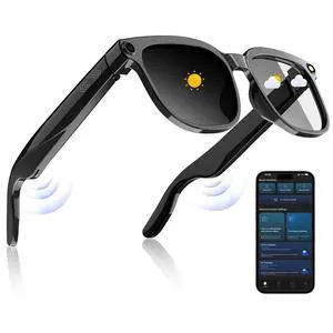 AI Smart Glasses with Camera,800W Camera Glasses for Men and Women,Recording Glasses with Cameras,Replaceable Lenses/Real-Time Translation/Voice Control,Music Playback for Travel/Outdoor/Business AI Smart Glasses with Camera,800W Camera Glasses for Men and Women,Recording Glasses with Cameras,Replaceable Lenses/Real-Time Translation/Voice Control,Music Playback for Travel/Outdoor/Business