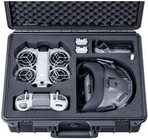 Titan N210 Hard Case for DJI Neo 2,Goggles N3/3,RC Motion3/FPV RC | CASE ONLY,Fits Motion Fly More Combo,IP67 Waterproof,Shockproof,CNC Cut Premium Foam Titan N210 Hard Case for DJI Neo 2,Goggles N3/3,RC Motion3/FPV RC | CASE ONLY,Fits Motion Fly More Combo,IP67 Waterproof,Shockproof,CNC Cut Premium Foam