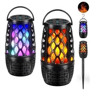 Upgraded Outdoor Speakers, Wireless Speakers With Bluetooth Outdoor Gift for Men, Wireless Speaker Multi-Sync up to 100 Speakers with Colorful Light, HD Stereo, Stake, Hook for Patio/Yard/Porch Upgraded Outdoor Speakers, Wireless Speakers With Bluetooth Outdoor Gift for Men, Wireless Speaker Multi-Sync up to 100 Speakers with Colorful Light, HD Stereo, Stake, Hook for Patio/Yard/Porch