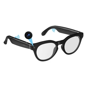Ai Smart Glasses with Camera, 8MP Anti-Shake Camera Glasses Voice Assistant, Supports Photo/Video/Audio Recording, with AI Assistant/AI Translation/Bluetooth Calling, T6 Ai Smart Glasses with Camera, 8MP Anti-Shake Camera Glasses Voice Assistant, Supports Photo/Video/Audio Recording, with AI Assistant/AI Translation/Bluetooth Calling, T6