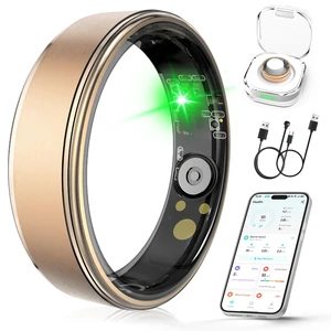 Smart Ring for Women & Men, Health Fitness Tracker Ring Sleep Monitor/Heart Rate/Blood Oxygen/HRV/Stress/Calorie/Steps, IP68 Waterproof for iOS & Android, Free App (Rose Gold, 10#) Smart Ring for Women & Men, Health Fitness Tracker Ring Sleep Monitor/Heart Rate/Blood Oxygen/HRV/Stress/Calorie/Steps, IP68 Waterproof for iOS & Android, Free App (Rose Gold, 10#)