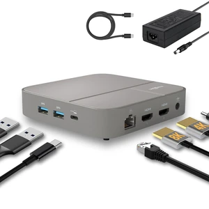 USB C Docking Station Dual Monitor 4K@60Hz or Single 8K@30Hz with 2 HDMI for Windows Laptops,11-in-1 Laptop Docking Station with 5 USB A/C, SD, Gigabit Ethernet, Audio, 130W AC Power Supply USB C Docking Station Dual Monitor 4K@60Hz or Single 8K@30Hz with 2 HDMI for Windows Laptops,11-in-1 Laptop Docking Station with 5 USB A/C, SD, Gigabit Ethernet, Audio, 130W AC Power Supply