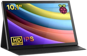 10.1" LCD Touchscreen IPS Monitor 1280x800 Portable Screen HDMI Display Built-in Speakers with Shell for Raspberry Pi 5/Pi 4/3B+ Xbox PS4 Windows 7/8/10 10.1" LCD Touchscreen IPS Monitor 1280x800 Portable Screen HDMI Display Built-in Speakers with Shell for Raspberry Pi 5/Pi 4/3B+ Xbox PS4 Windows 7/8/10
