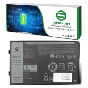 6WVHD 451-BDDY Laptop Battery Replacement for Dell Latitude 7230 Rugged Extreme Tablet T06H T06H001 Pro Rugged 12 Tablet RA02260 Series FNW8F 0VDDJY VDDJY 0JM6CX JM6CX 7.6V 35.6Wh 4457mAh 6WVHD 451-BDDY Laptop Battery Replacement for Dell Latitude 7230 Rugged Extreme Tablet T06H T06H001 Pro Rugged 12 Tablet RA02260 Series FNW8F 0VDDJY VDDJY 0JM6CX JM6CX 7.6V 35.6Wh 4457mAh
