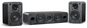 3.0 Home Theater System, Surround Sound Speakers with Horn Tweeter Crystal Clear Dialogue, 150W Peak Power, For Home Audio/RV, Amplifier Required, Cable Not Included, Passive 3.0 Home Theater System, Surround Sound Speakers with Horn Tweeter Crystal Clear Dialogue, 150W Peak Power, For Home Audio/RV, Amplifier Required, Cable Not Included, Passive