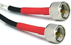 ECP Cable Experts RG-8X Coax Cable - 100 FT PL259 M/M Connectors - Heavy Duty Indoor/Outdoor Weatherproof Jumper Cables - CB, Ham Radio, Short Wave Radio - HF, VHF, UHF ECP Cable Experts RG-8X Coax Cable - 100 FT PL259 M/M Connectors - Heavy Duty Indoor/Outdoor Weatherproof Jumper Cables - CB, Ham Radio, Short Wave Radio - HF, VHF, UHF