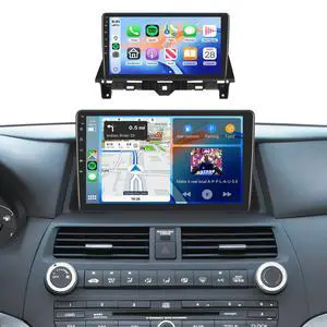 4G+64G Car Radio Stereo for Honda Accord 8th 2008-2013, 10.1inch IPS Touch Screen/Android 15/Wireless CarPlay/Android Auto/DSP 32 EQ/GPS/WiFi/5.0Bluetooth/FM/RDS/SWC/AHD Backup Camera 4G+64G Car Radio Stereo for Honda Accord 8th 2008-2013, 10.1inch IPS Touch Screen/Android 15/Wireless CarPlay/Android Auto/DSP 32 EQ/GPS/WiFi/5.0Bluetooth/FM/RDS/SWC/AHD Backup Camera