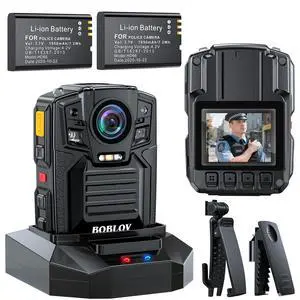 D7 2K Body Camera,128GB GPS 2 * 1950mAh Batteries with Charging Dock, IP67 Waterproof, Body Camera with Audio and Video Recording, 170° Wide-Angle, Night Vision for Security Law Enforcement D7 2K Body Camera,128GB GPS 2 * 1950mAh Batteries with Charging Dock, IP67 Waterproof, Body Camera with Audio and Video Recording, 170° Wide-Angle, Night Vision for Security Law Enforcement