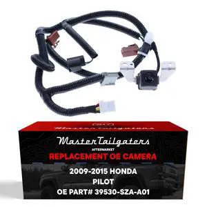 Replacement for Honda Pilot w/Wide Angle (2009-2012), Pilot w/o Wide Angle (2013-2015) Backup Camera OE Part # 39530-SZA-A01 Replacement for Honda Pilot w/Wide Angle (2009-2012), Pilot w/o Wide Angle (2013-2015) Backup Camera OE Part # 39530-SZA-A01
