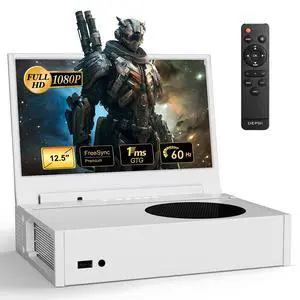 12.5" Portable Gaming Monitor for Xbox Series S (not Included), 1080P Full HD Display with IPS Screen Dual HDMI 2, Support HDR Freesync 3 Game Modes, for Travel Outdoor Indoor Use 12.5" Portable Gaming Monitor for Xbox Series S (not Included), 1080P Full HD Display with IPS Screen Dual HDMI 2, Support HDR Freesync 3 Game Modes, for Travel Outdoor Indoor Use