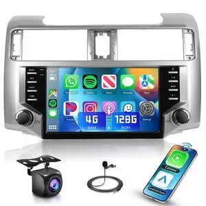 4G+128G Car Radio Stereo for Toyota 4runner 2010-2020, 9inch HD in-Cell Touch Screen/Android 15/Wireless CarPlay/Android Auto/GPS/WiFi/5.0Bluetooth/FM/RDS/SWC/AHD Backup Camera 4G+128G Car Radio Stereo for Toyota 4runner 2010-2020, 9inch HD in-Cell Touch Screen/Android 15/Wireless CarPlay/Android Auto/GPS/WiFi/5.0Bluetooth/FM/RDS/SWC/AHD Backup Camera