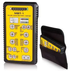MBT-1 Multi Battery Tester with Carry Case & LED Display, Universal Battery Tester for AAA AA C D 9V N 1.5V, Button Cell & Lithium, Accurate Pulse Load Testing, USA Made MBT-1 Multi Battery Tester with Carry Case & LED Display, Universal Battery Tester for AAA AA C D 9V N 1.5V, Button Cell & Lithium, Accurate Pulse Load Testing, USA Made