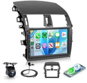Android Car Radio for Toyota Corolla 2009-2013 with Wireless CarPlay Android Auto, 4G+64G 9 Touchscreen Car Stereo Mirror Link GPS Navigation WiFi Bluetooth FM RDS EQ SWC Backup Camera Android Car Radio for Toyota Corolla 2009-2013 with Wireless CarPlay Android Auto, 4G+64G 9 Touchscreen Car Stereo Mirror Link GPS Navigation WiFi Bluetooth FM RDS EQ SWC Backup Camera