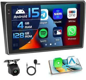 4G 128G for Mazda CX9 2007-2015 Radio CarPlay 10.1" Incell Touchscreen Car Stereo Android 15 Android Auto Bluetooth 5.0 GPS WiFi 15UI Backup Camera 4G 128G for Mazda CX9 2007-2015 Radio CarPlay 10.1" Incell Touchscreen Car Stereo Android 15 Android Auto Bluetooth 5.0 GPS WiFi 15UI Backup Camera