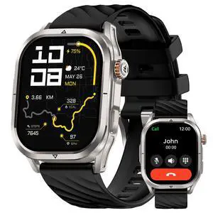 Magic P10 Smartwatch with GPS & Compass, Stainless Steel Body, 50-Day Battery, 1.96" AMOLED, 5ATM Waterproof, Blood Oxygen, 24/7 Heart Rate & Sleep Monitoring, for Android & iOS Magic P10 Smartwatch with GPS & Compass, Stainless Steel Body, 50-Day Battery, 1.96" AMOLED, 5ATM Waterproof, Blood Oxygen, 24/7 Heart Rate & Sleep Monitoring, for Android & iOS