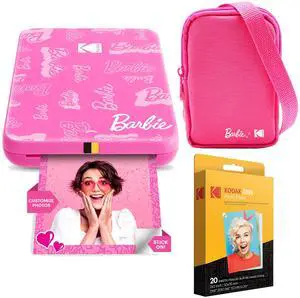 x Barbie Step Slim Wireless Instant Portable Photo Mobile Printer Barbie Starter Bundle (Signature Style)+ Barbie Deluxe Camera Case + Zink Paper (20 Sheets) x Barbie Step Slim Wireless Instant Portable Photo Mobile Printer Barbie Starter Bundle (Signature Style)+ Barbie Deluxe Camera Case + Zink Paper (20 Sheets)