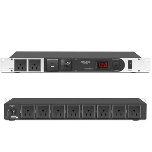 Professional 1U Rack Mount PDU Power Strip 10 Outlets with Type-c and USB charg, 100-240V/15A Surge Protector Power Supply for for Network Server Racks, Audio Equipment, 6ft Power Cord Professional 1U Rack Mount PDU Power Strip 10 Outlets with Type-c and USB charg, 100-240V/15A Surge Protector Power Supply for for Network Server Racks, Audio Equipment, 6ft Power Cord
