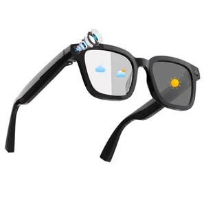 AI Smart Glasses with Camera, 8MP HD Camera Glasses for Women Men | 1200P HD Video Recording, AI Object Recognition, Voice Assistant, Open-Ear Bluetooth Audio, Photochromic Lenses, Travel, Vlog AI Smart Glasses with Camera, 8MP HD Camera Glasses for Women Men | 1200P HD Video Recording, AI Object Recognition, Voice Assistant, Open-Ear Bluetooth Audio, Photochromic Lenses, Travel, Vlog