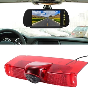 Car Third Roof Top Mount Brake Lamp Light Rear View Reverse Parking Camera,Replacement for Chevrolet Express GMC Chevy Savana Exporer Vans Cargo Van 2003-2018(with 7 inch Rear View Mirror) Car Third Roof Top Mount Brake Lamp Light Rear View Reverse Parking Camera,Replacement for Chevrolet Express GMC Chevy Savana Exporer Vans Cargo Van 2003-2018(with 7 inch Rear View Mirror)