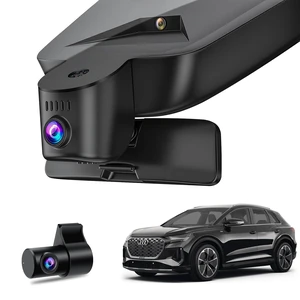 4K+1080P Dash Cam Front and Rear for Audi 2019-2026, Intergrated OEM Look | Dashcam with Free 128GB Card, App & WiFi, Loop Recording, Built-in G-sensor, Collision Detection, 24H Parking Monitor 4K+1080P Dash Cam Front and Rear for Audi 2019-2026, Intergrated OEM Look | Dashcam with Free 128GB Card, App & WiFi, Loop Recording, Built-in G-sensor, Collision Detection, 24H Parking Monitor
